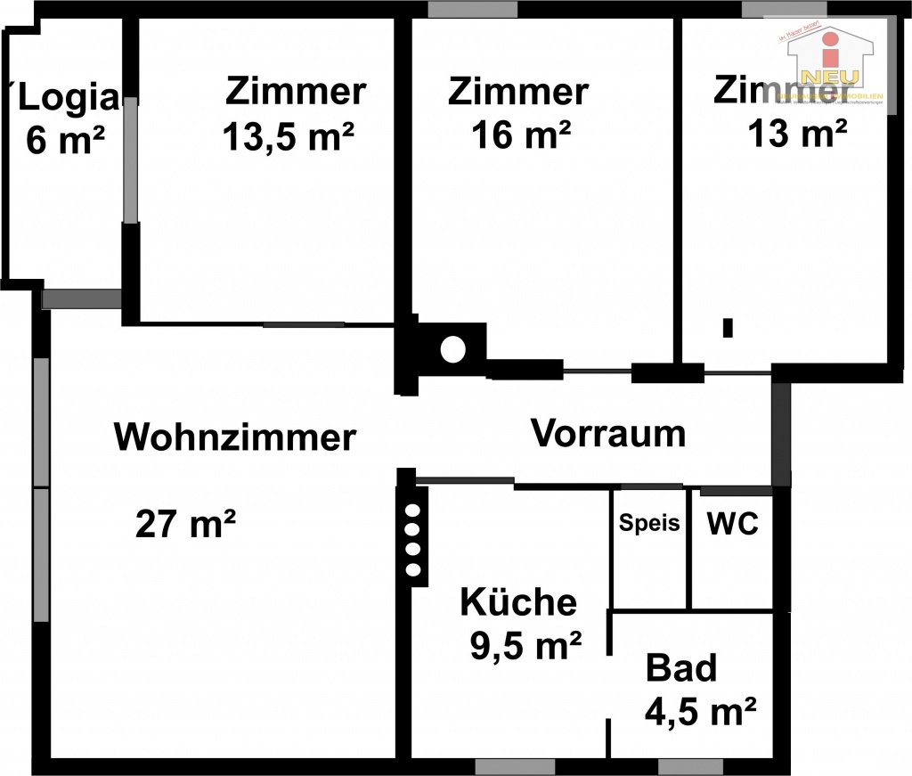 Badewanne Reichlich Rücklage - Sehr schöne 4-Zimmerwohnung in St.Martin
