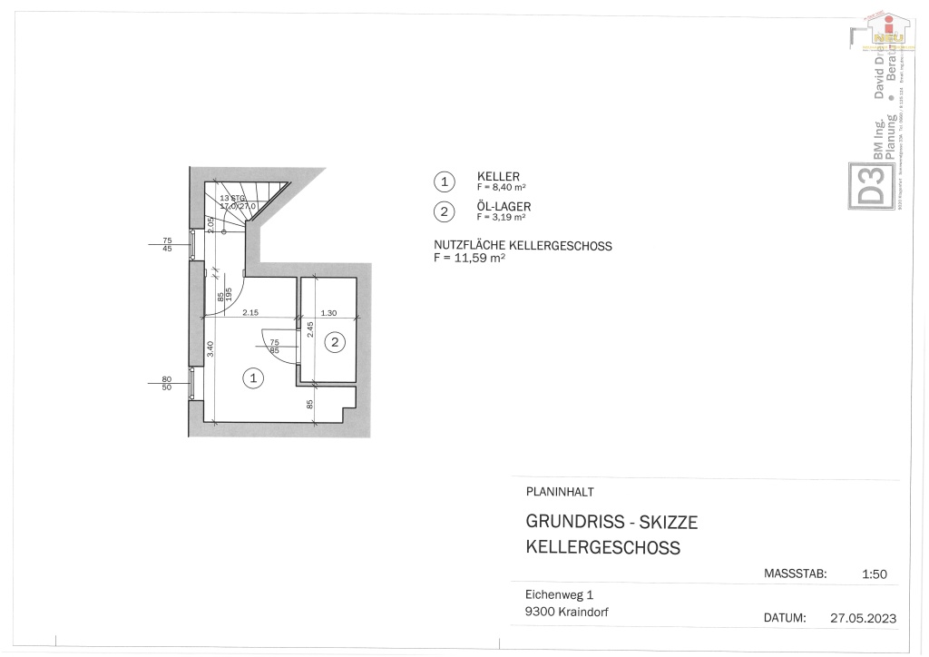  - Kleines 90m² Einfamilienwohnhaus mit 1.098m² Grund in Frauenstein - St. Veit an der Glan