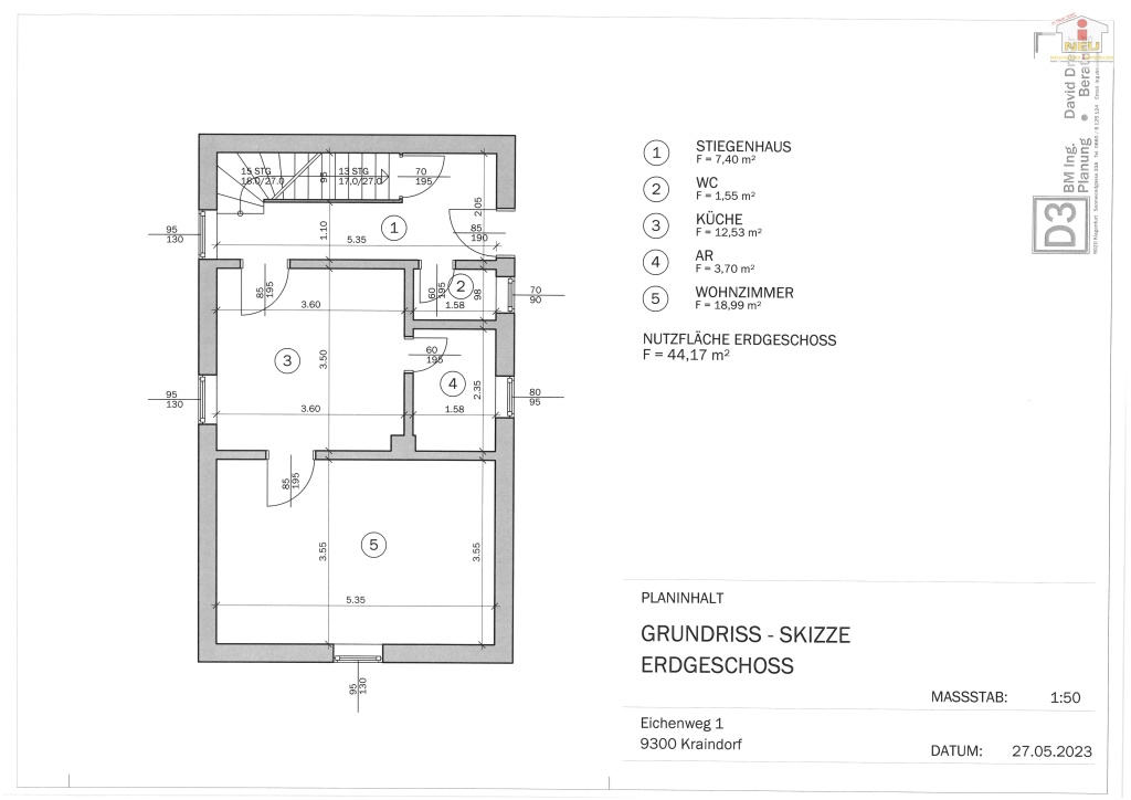  - Kleines 90m² Einfamilienwohnhaus mit 1.098m² Grund in Frauenstein - St. Veit an der Glan
