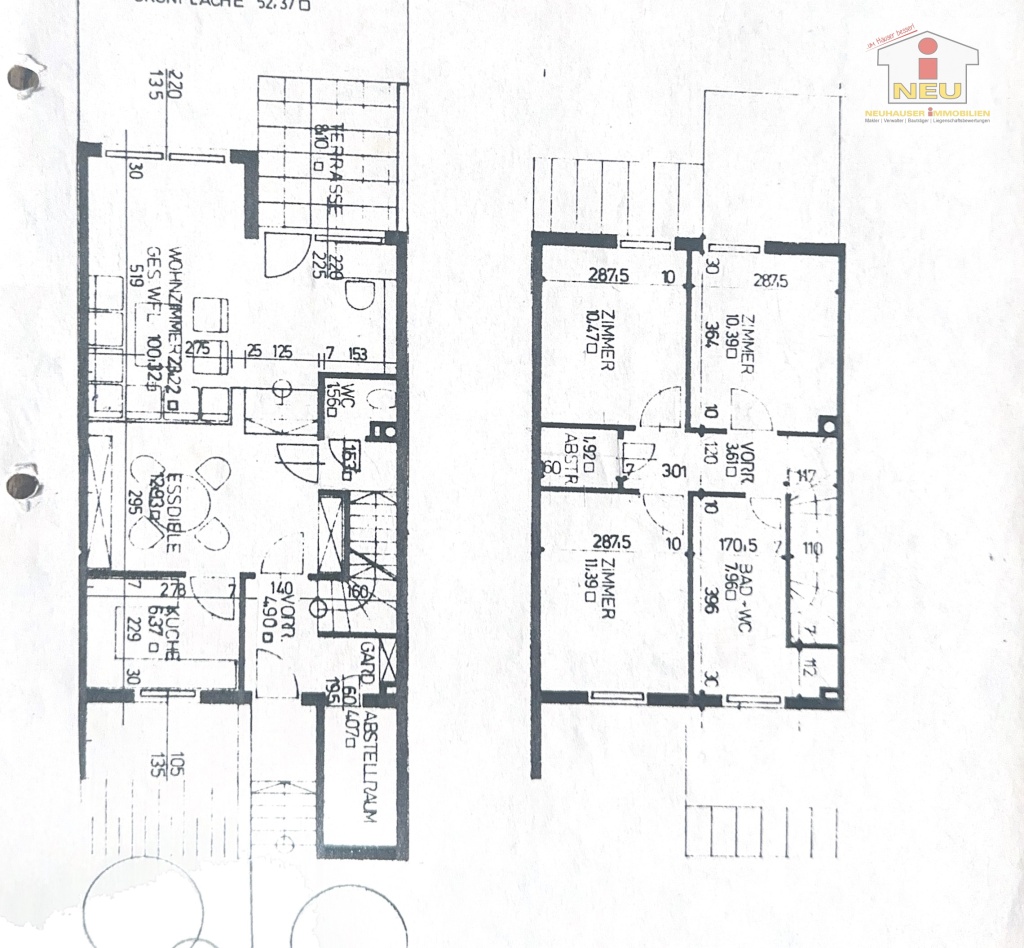  - Schönes 100m² Reihenhaus mit Garten und Tiefgarage in Waidmannsdorf 