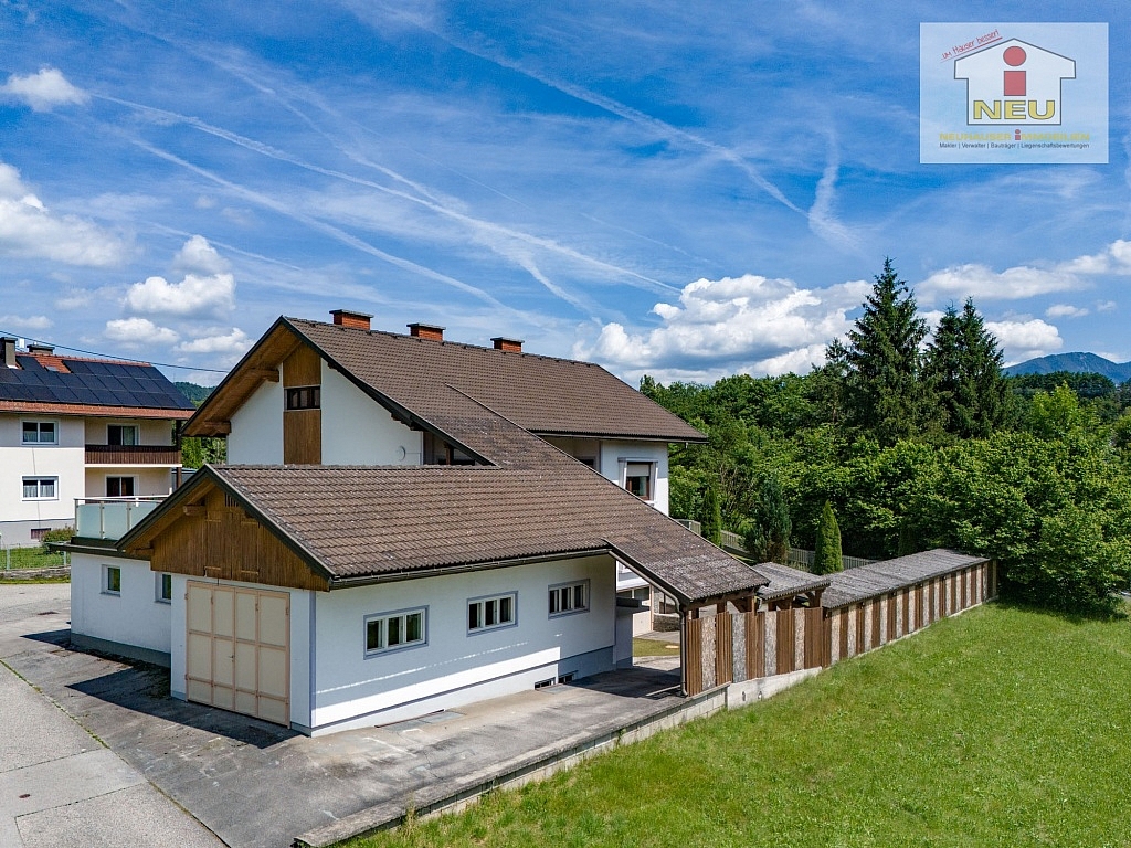 Garten Balkon Klagenfurt - Schöne sanierte 4 Zi Wohnung 100m² mit 570m² Garten und 1 Werkstatt - Rotschitzen