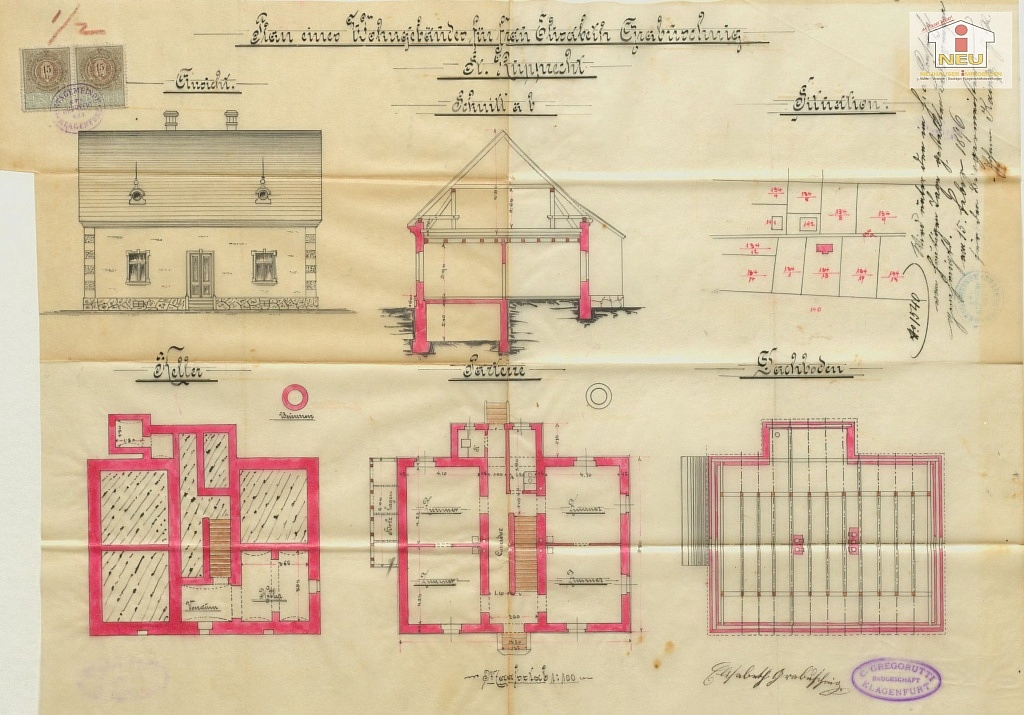  - Schönes 135m² Wohnhaus mit schönen idyllischen 423m² Hofgrundstück - Klagenfurt