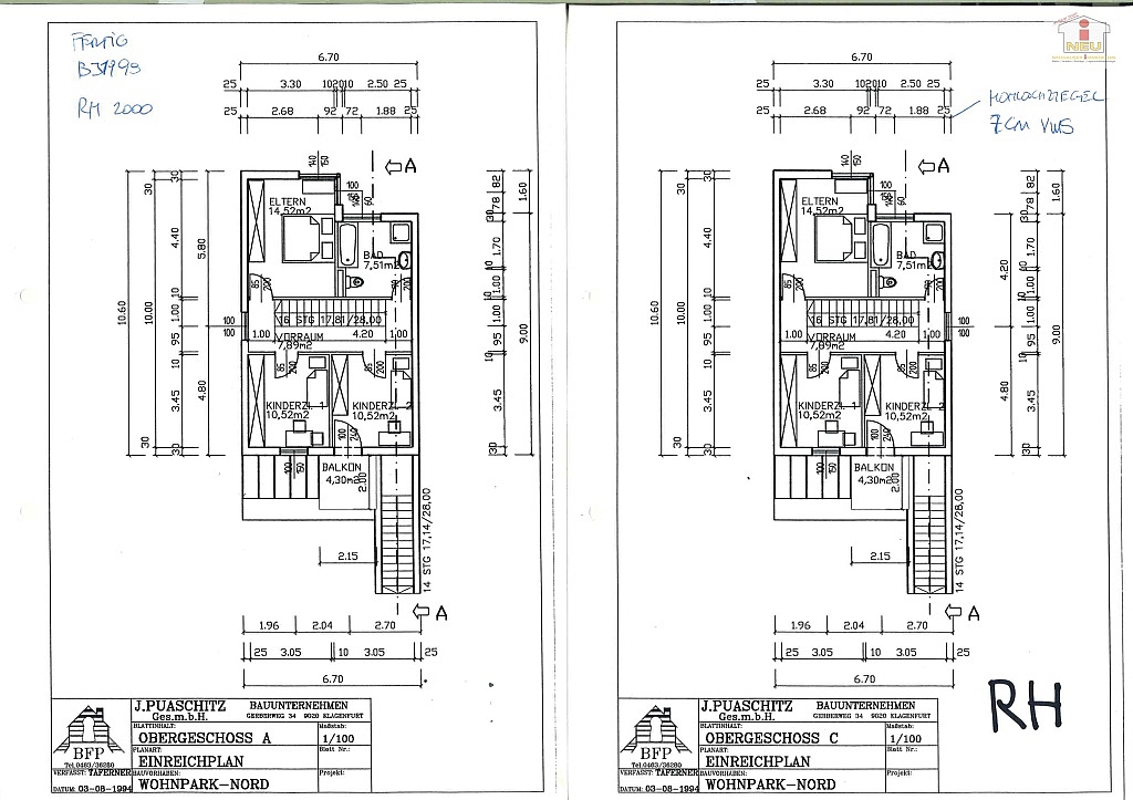  - Schönes und junges 130m² Eckreihenhaus in Annabichl mit Tiefgarage
