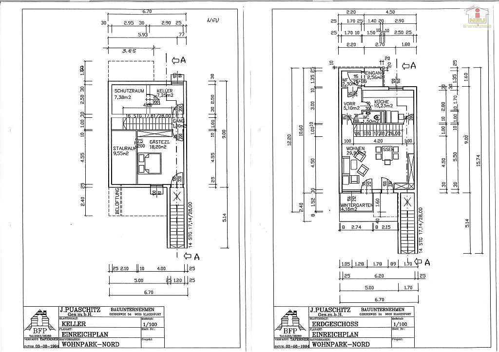 Wohn Neue Haus - Schönes und junges 130m² Eckreihenhaus in Annabichl mit Tiefgarage