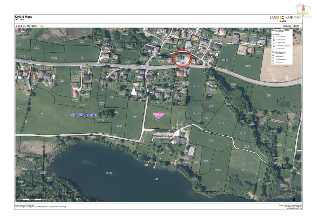 - Wohn- und Geschäftshaus in Keutschach-Höflein mit 1.892m² Grundstück und 3 Garagen Nähe Rauschelesee